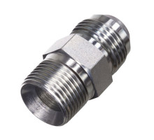 Адаптер с дюймовой резьбой 0° 1 3/16-12 (UNF) - 3/4 (NPTF) (JIC-NPT в тело)