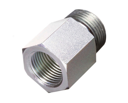 Адаптер с метрической резьбой 0° L12 - G3/8 (Труба-BSP внутренняя)