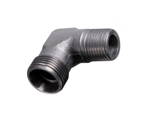 Адаптер с метрической резьбой 90° L35 - 1 1/4NPT (Труба-NPT в тело)